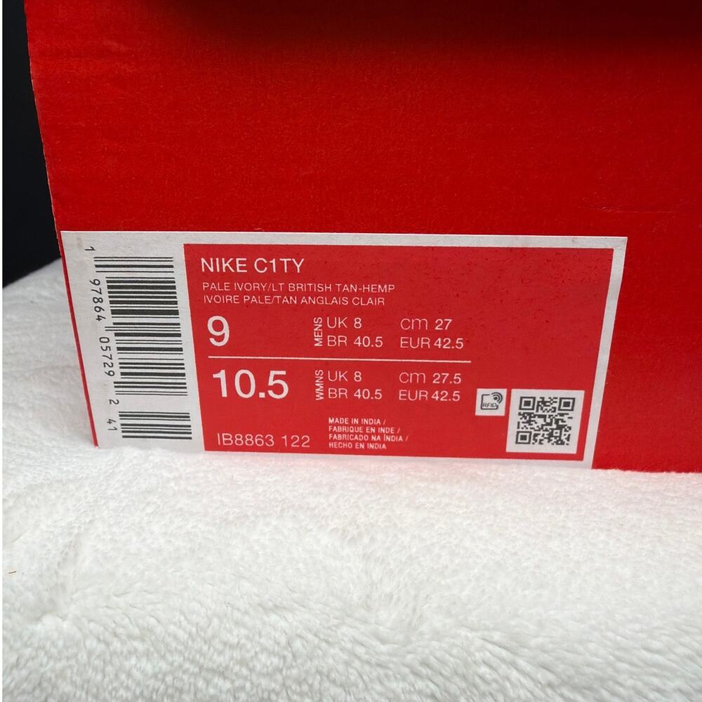 Nike C1TY “Ivory / Hemp / White / Tan” | IB8863122 | 9M - Picture 16 of 16